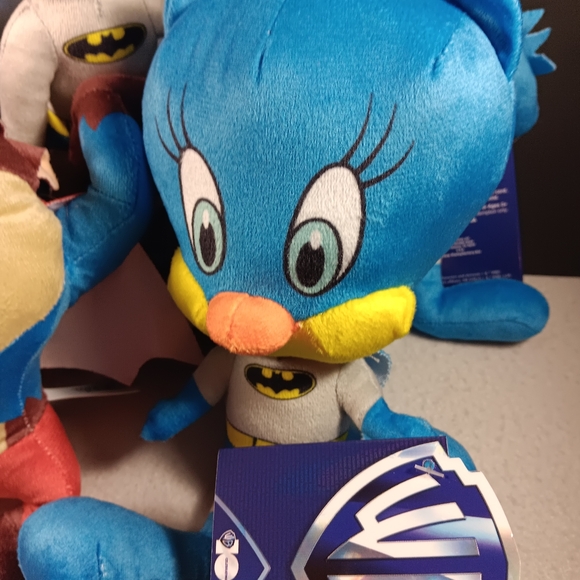 Looney Tunes Cartoon Set of 5 Super Hero Costume Batman Bugs Plush Toy 8-10” New - Picture 5 of 8